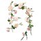 Peony Flower Garland, Rose Flower Swag, 6' Wedding Arch Flowers for Wedding Decor Home Table Runner Mantle Party Decor (Champagne Peony Garland)